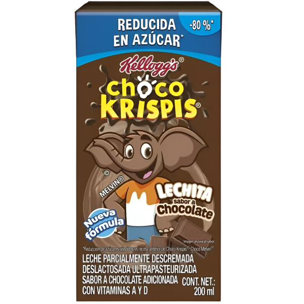 Kellog lechita chocokrisp 190ml