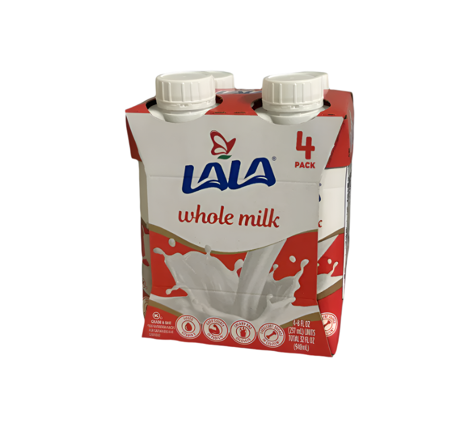 Leche entera UHT Lala, paquete de 6/4
