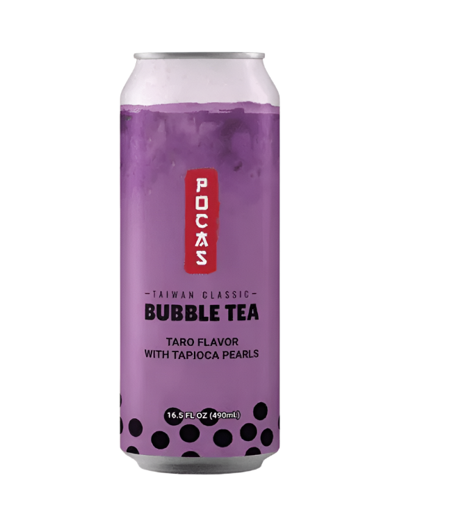 Pocas bubble tea taro flavor 16.5oz
