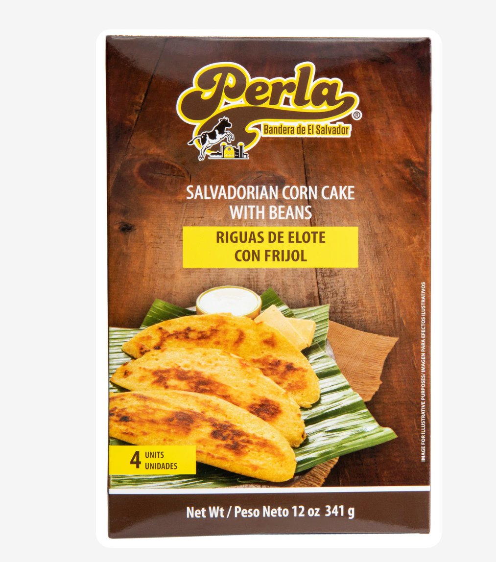 Perla Riguas Salvadorenas de Elote con Frijol