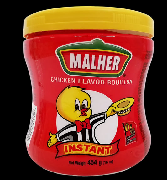 Malher consome de pollo 454g/24pc