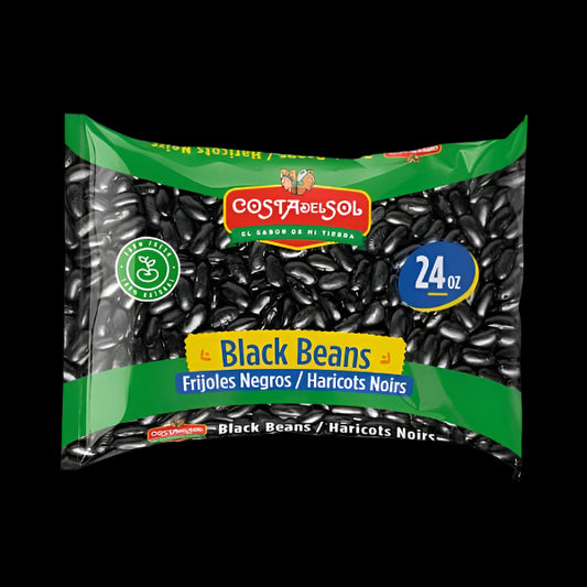 Costadelsol black beans/frijoles negros 16/24 oz