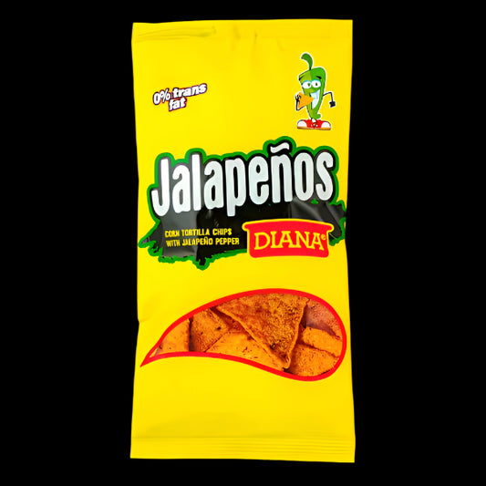 Diana tortilla chips jalepenos 24/3.84 oz