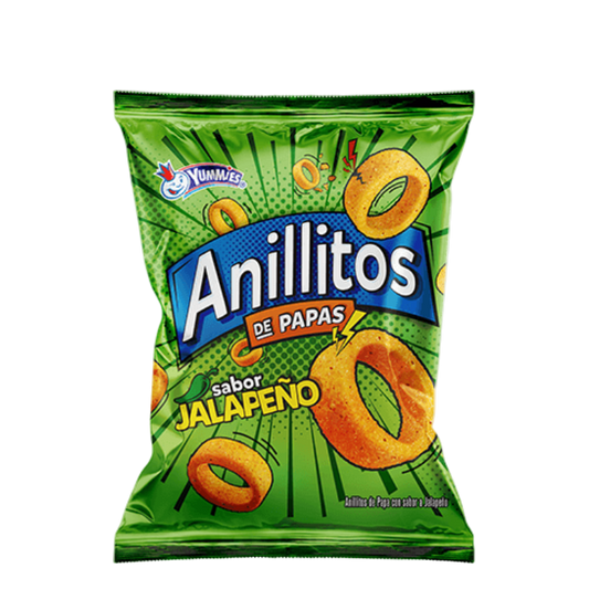 Zibas Anillitos de Papas Jalapeno
