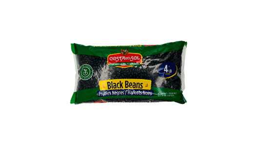 Costadelsol black beans/frijoles negros 6/4 lbs