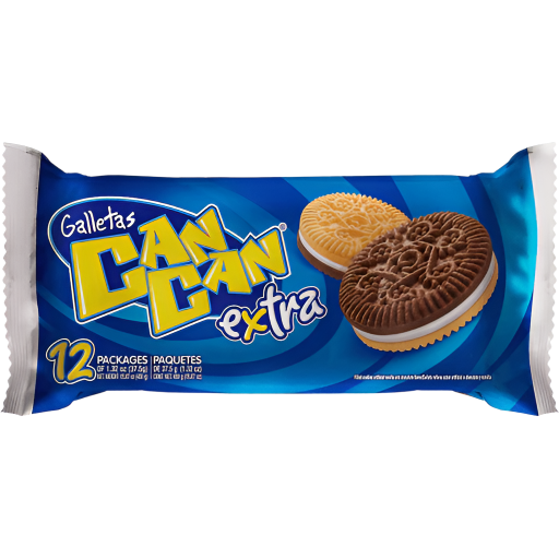 Galletas can can x-tra 450g