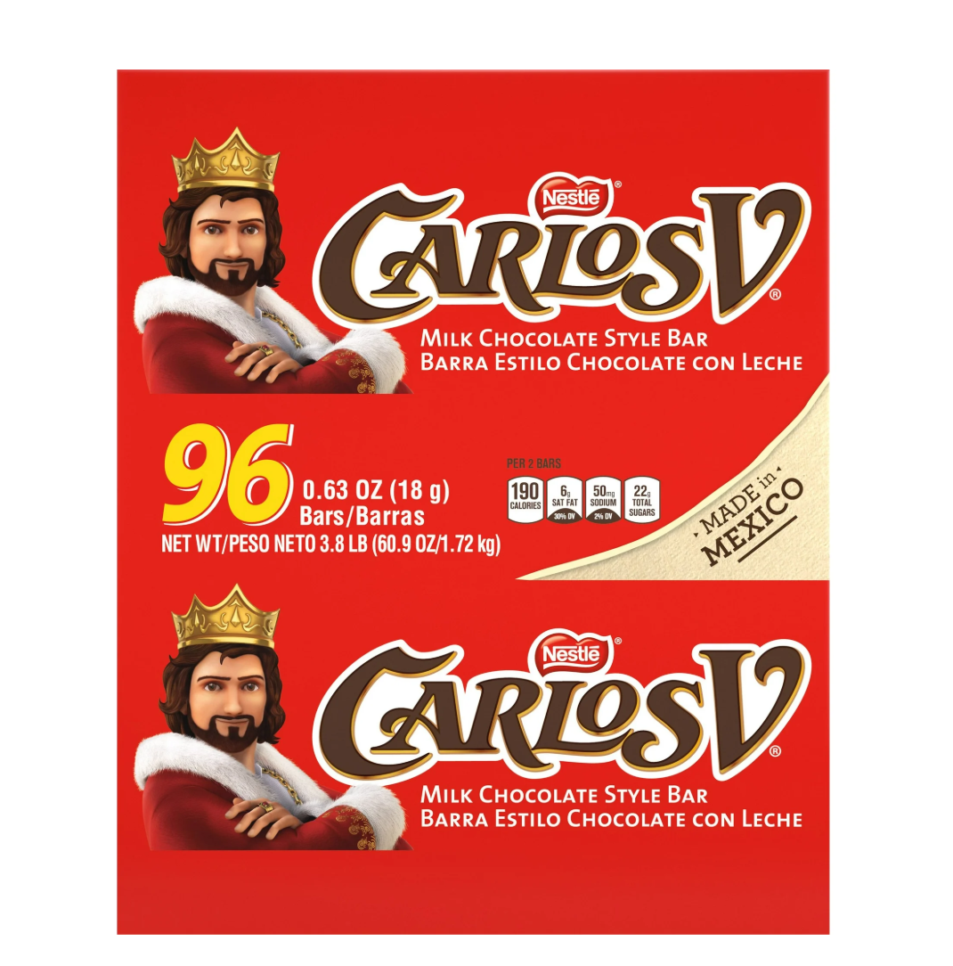 Carlos V Milk Chocolate Style Bar