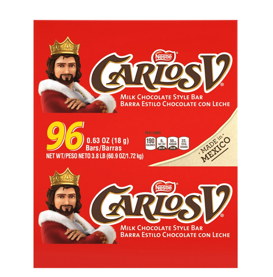 Carlos V Milk Chocolate Style Bar