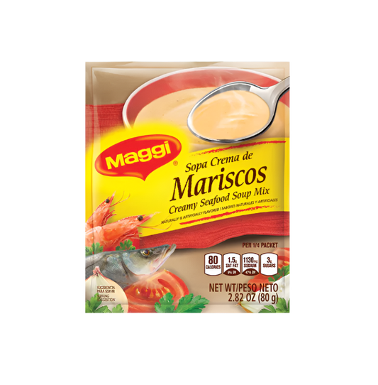 Maggi crema de mariscos 80g/12pc