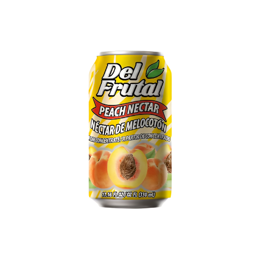 Del frutal peach 330ml/24pc