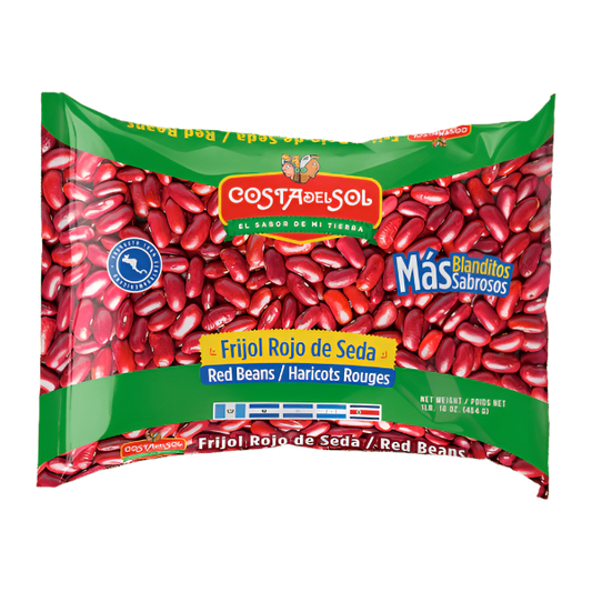 Costadelsol red beans/frijol rojo de seda 24/1 lb