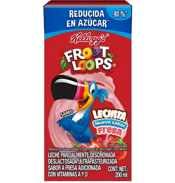 Kellog lechita froot loops 190ml