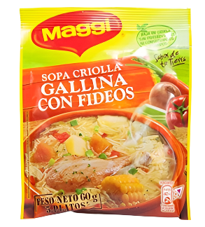 Maggi sopa criolla gallina con fideos 60g/12pc