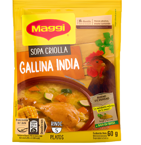 Maggi sopa gallina india 60g