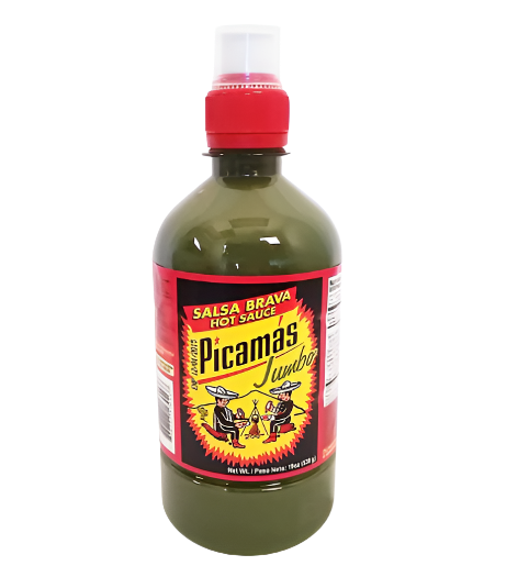 Picamas salsa verde picante jumbo 19oz