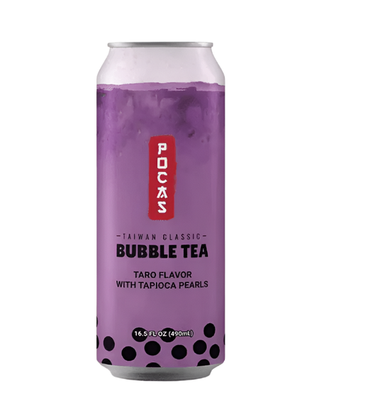 Pocas bubble tea taro flavor 16.5oz