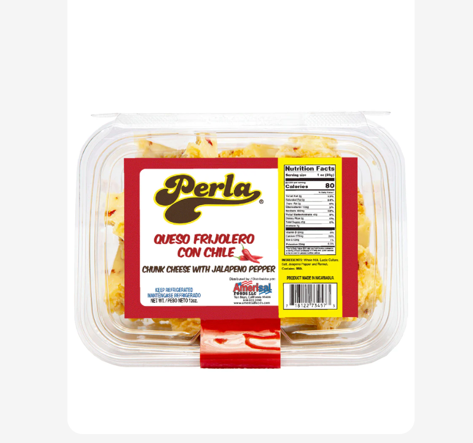 Perla Queso Frijolero Con Chile